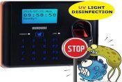 Thiết bị kiểm soát ra vào bằng vân tay RAC-960PEF-UV/PMF-UV tích hợp tia UV chống vi khuẩn tại vị trí xác nhận vân tay